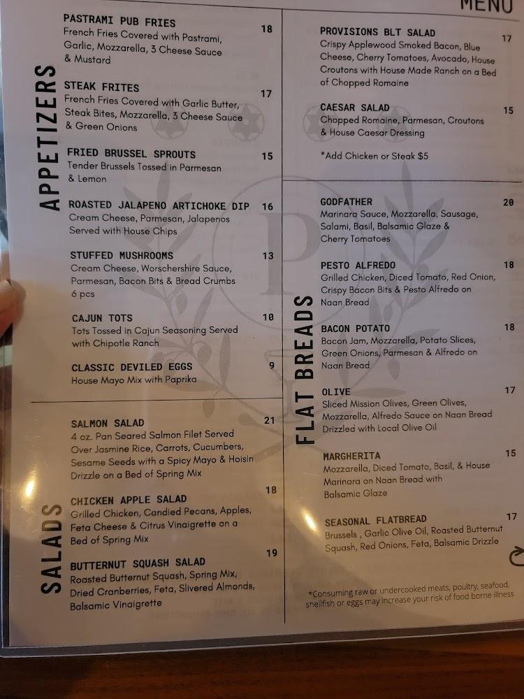 Provisions Menu image 4
